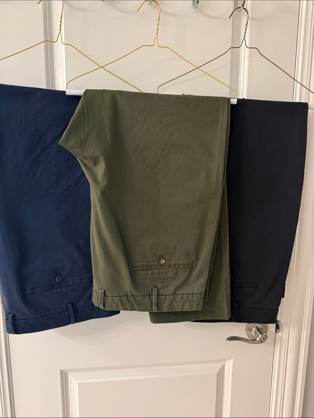 Jos. A. Bank Olive, Navy & Black Men's Chinos Pack